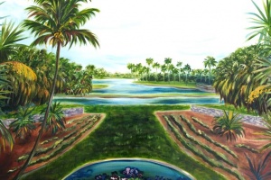 Overlooking the Lakes, Fairchild Tropical Botanical Garden