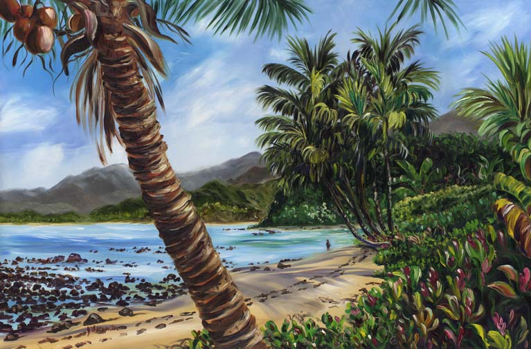 North Shore Expanse oil by Jenny Floravita