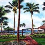 Maui Awaits, watercolor by Jenny Floravita