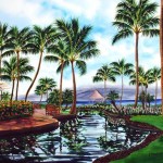 Maui Reflections, watercolor by Jenny Floravita