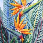 Birds of Joy, watercolor by Jenny Floravita