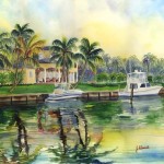 Cheefrul Morning, watercolor by Jenny Floravita