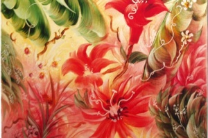 Passion Flower Wall Sconce