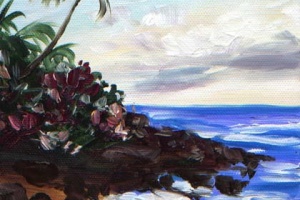 Salt Water Pool On The Shore