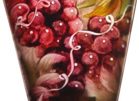 Red & Violet Grape Vineyard Romance night light