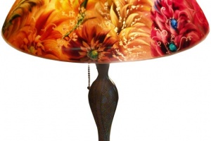 Ambience Reverse Painted Table Lamp