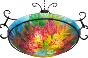 Commissioned Hand Painted Chandelier
