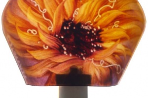 Warm Summer Reverse Painted Night Light