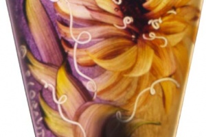 Sunflower Slim Reverse Painted Night Light
