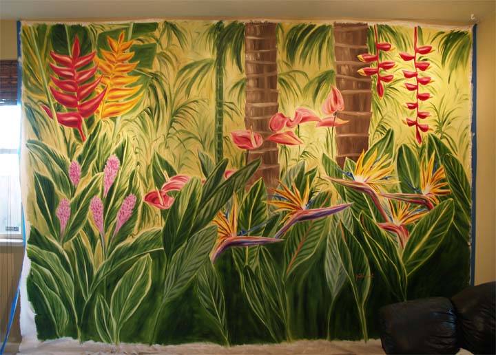 Flower Mural Designs