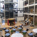The San Francisco Design Center Galleria on set-up day