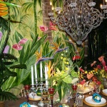 Detail of our troical flower theme
