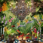 Our table in it