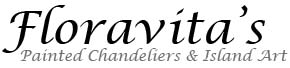 Floravita Reverse Painted Glass Chandeliers
