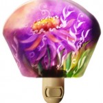 White Diasy night light by artist Jenny Floravita