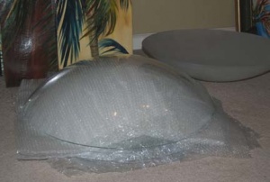glass bowls created by Jenny Floravita