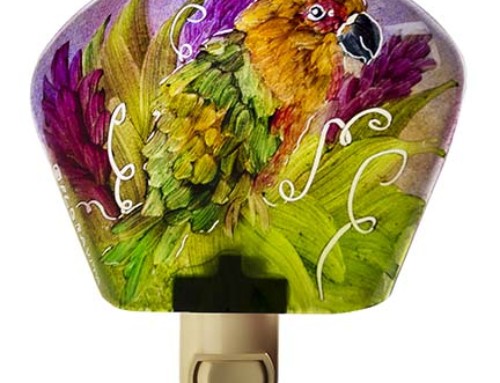 Parrot Night Light pink ginger Birds of our World 17