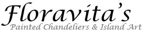 Floravita Reverse Hand Painted Chandeliers and Hawaiian Art Logo