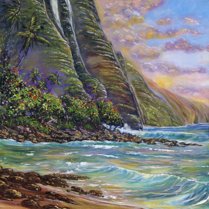 Hawaii seascape painting