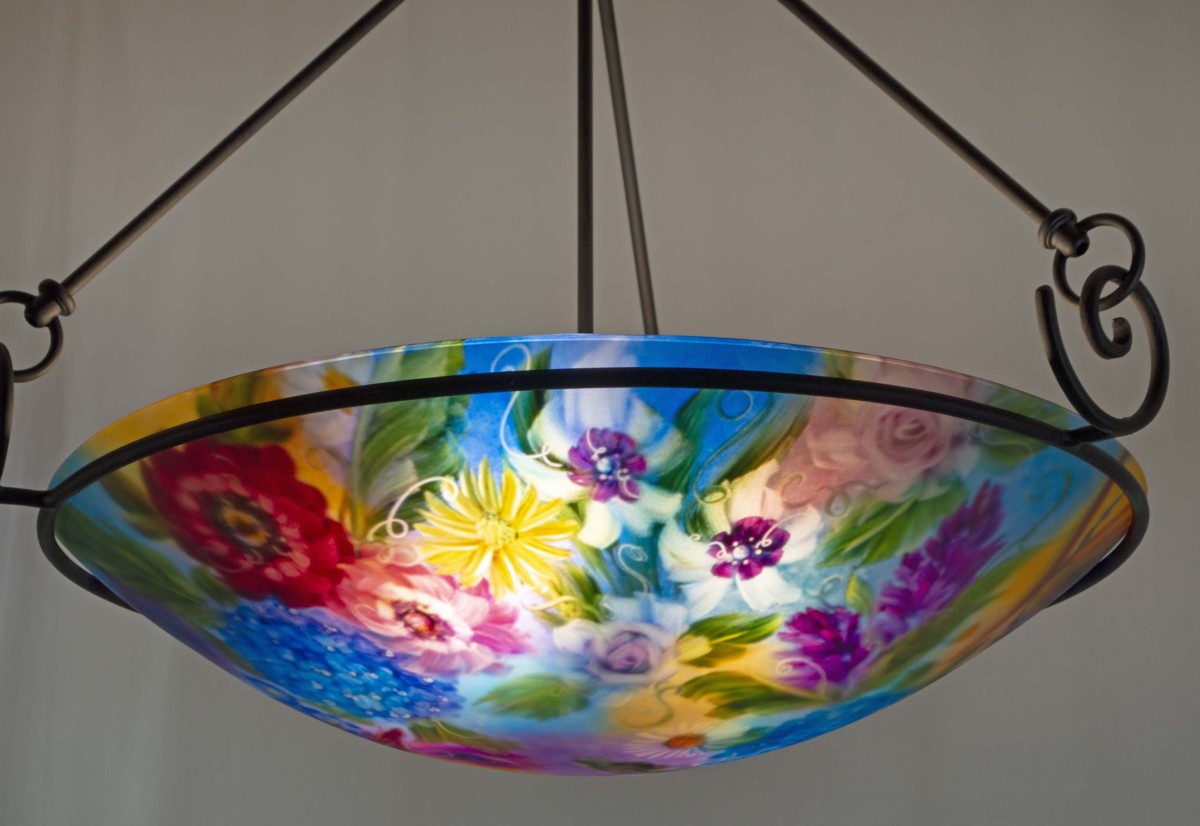 Jenny Floravita S Reverse Painted Chandeliers Call