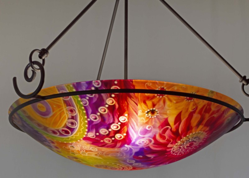 Jenny Floravita S Reverse Painted Chandeliers Call