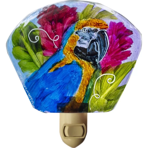 Blue Parrot Evening Nightlight