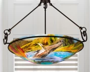 whale migration hawaii dining room light