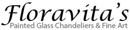 Floravita Reverse Hand Painted Chandeliers and Hawaiian Art Logo