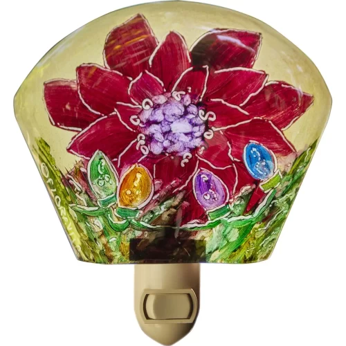 poinsettia nightlight